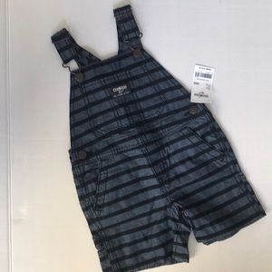 Denim Overall Shorts